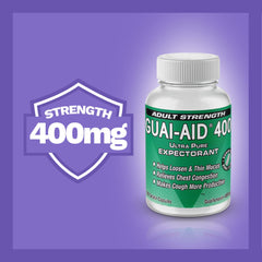 GUAI-AID 800 caplets packaging features an easy-open design for households.