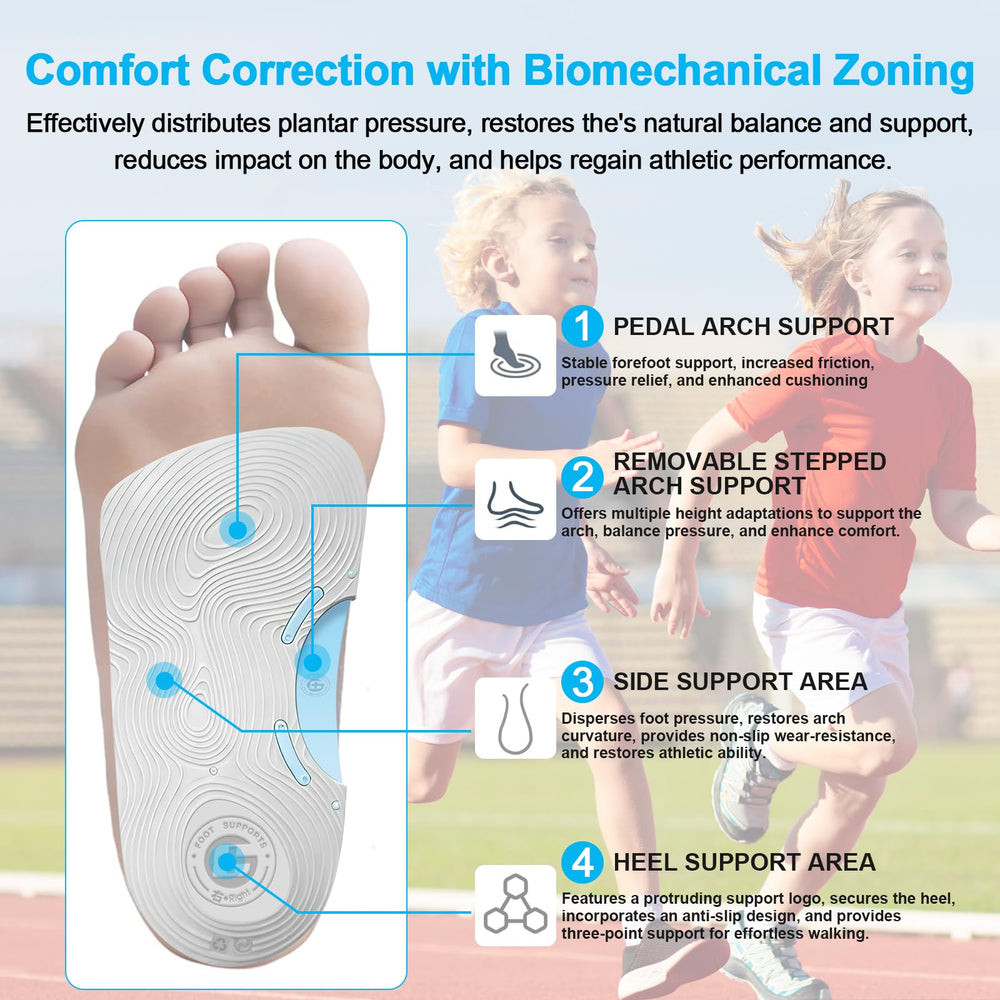 Guamar easy-clean TPU material insoles stay fresh after activity and school