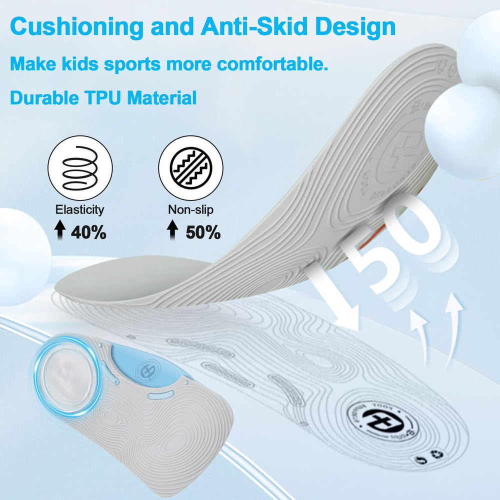 Guamar kids orthotic inserts during sports help reduce foot fatigue