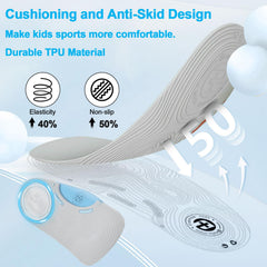 Guamar kids orthotic inserts during sports help reduce foot fatigue