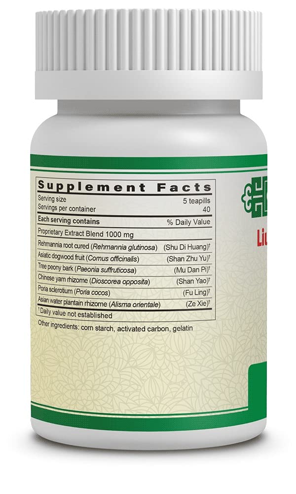 Liu Wei Di Huang Wan pills close-up with high-strength extract