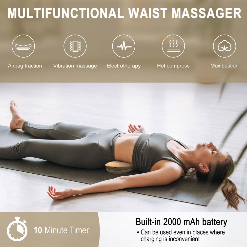Guganas back stretcher heat therapy option for soothing tense muscles after work.