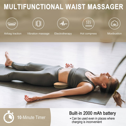 Guganas back stretcher heat therapy option for soothing tense muscles after work.