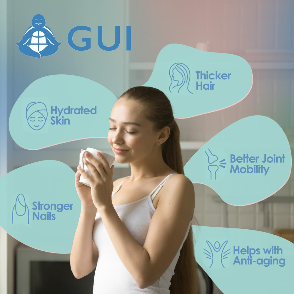 GUI 8in1 bottles on shelf emphasizing allergen-free formulation