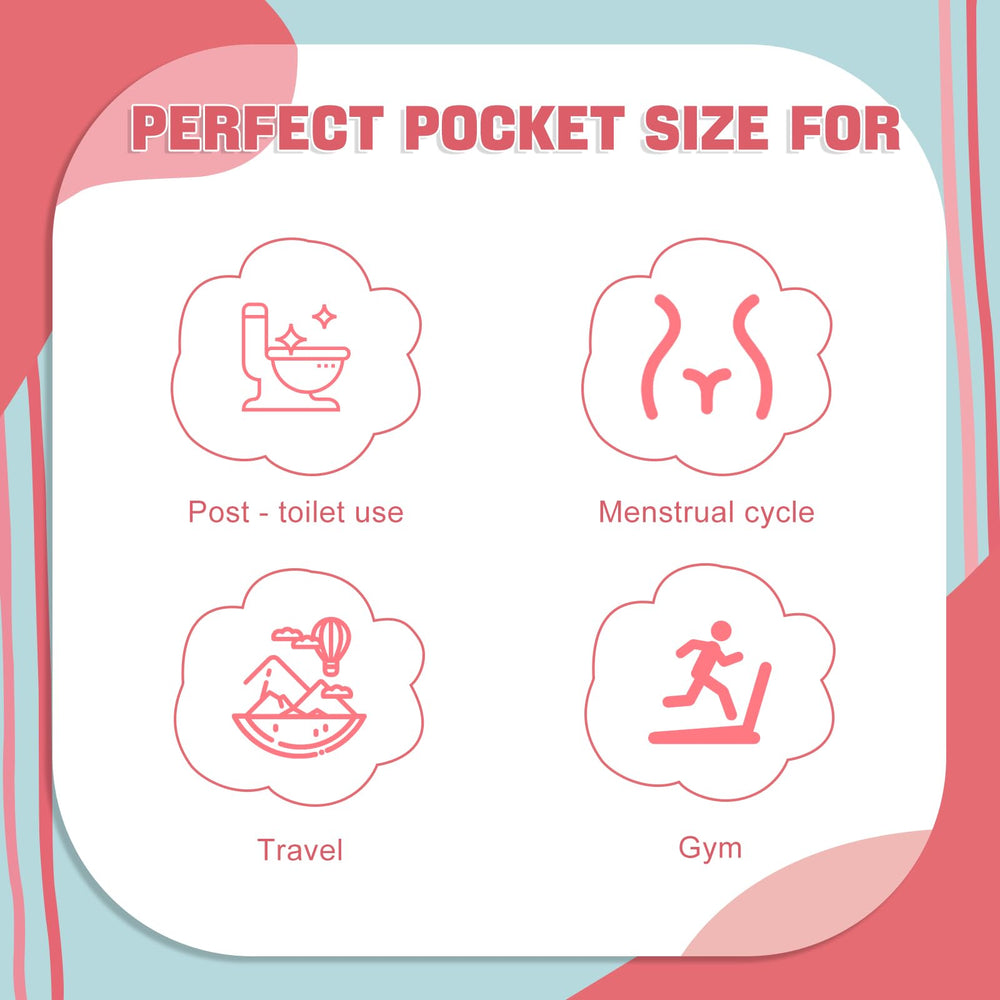 GUIDDBELLA travel-friendly wipes fit in purse or gym bag