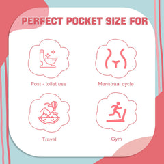 GUIDDBELLA travel-friendly wipes fit in purse or gym bag