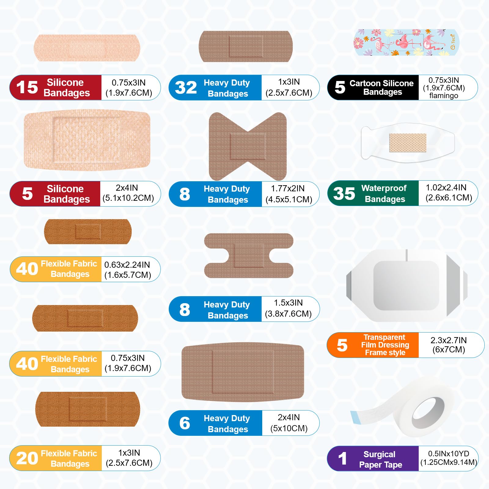 G+ GUIGABUL flexible fabric bandages move with you for comfort