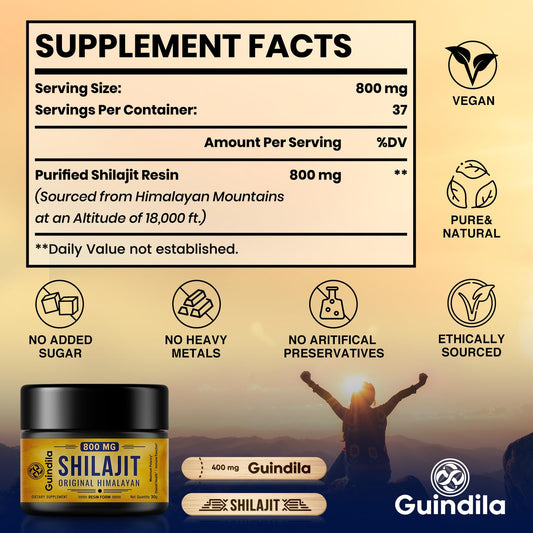Guindila measuring sticks for precise daily dosing with shilajit