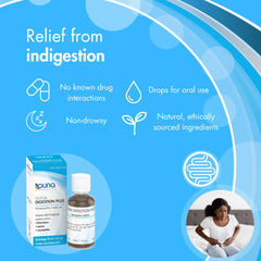 GUNA Digestion Plus packaging highlights natural formulation