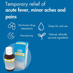 GUNA Flam bottle pour with dropper, easy dosing for minor pains.
