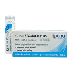 GUNA Stomach Plus two-tubes packaging for digestive support.