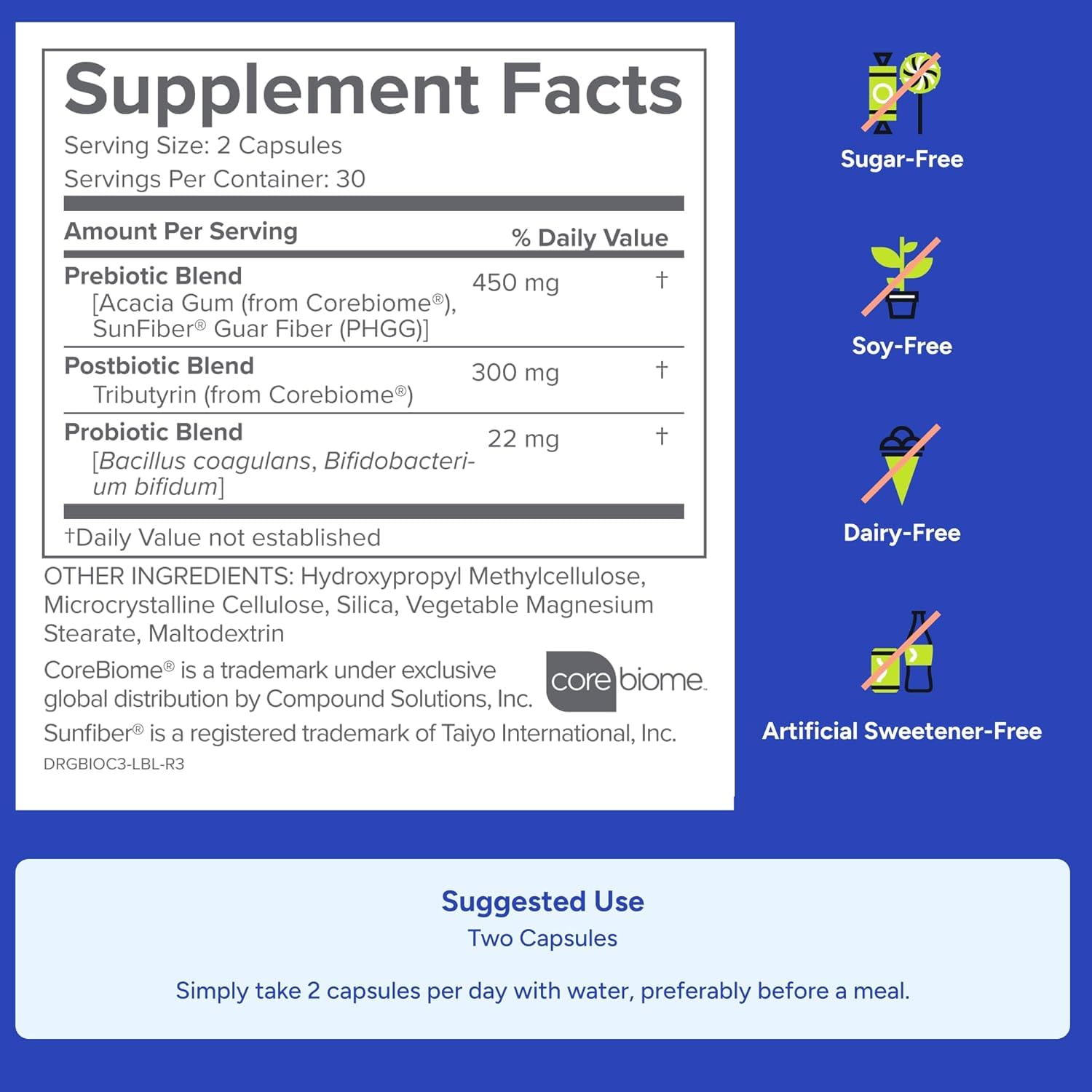 Gundry MD Bio Complete 3 product illustrating gut-brain connection concept.