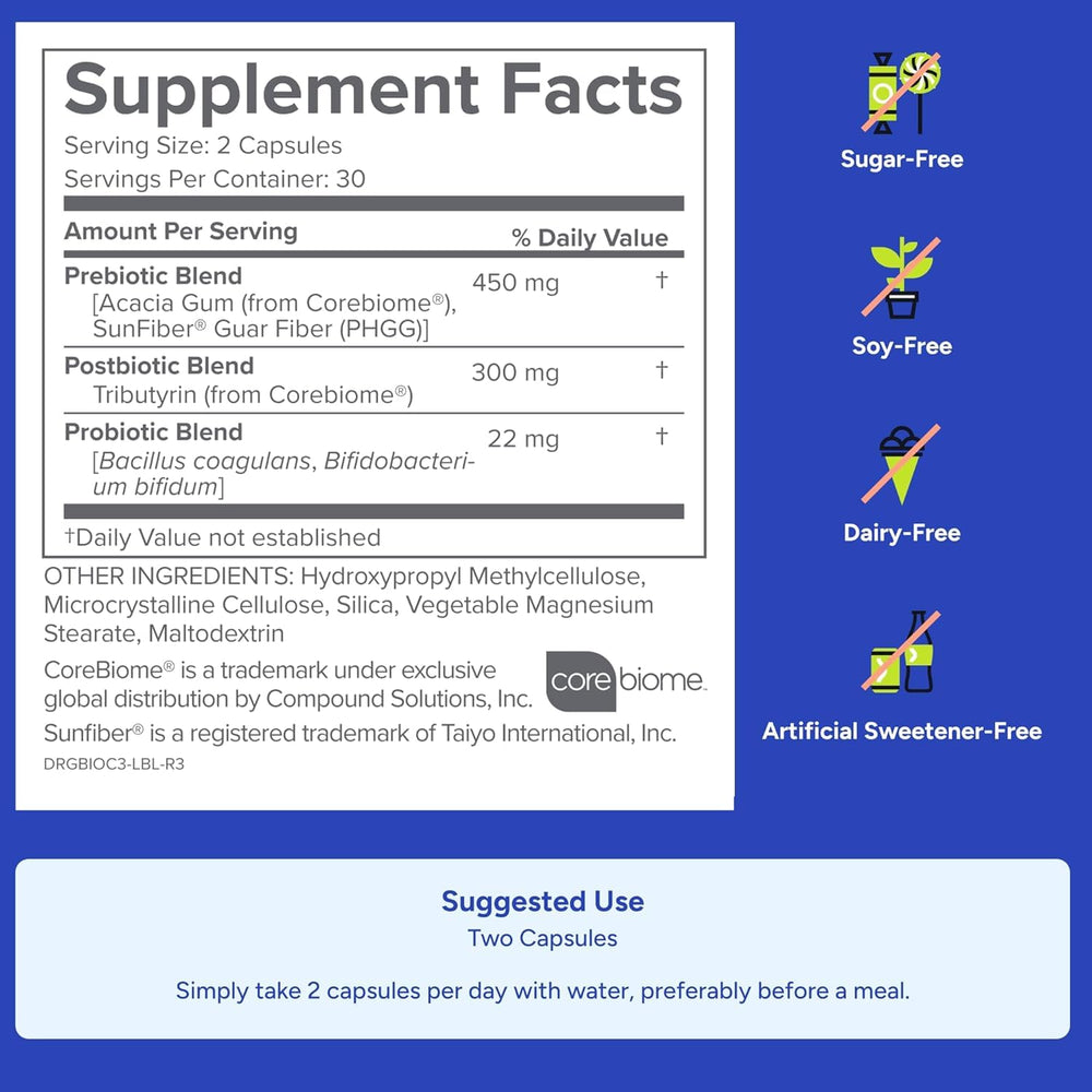 Gundry MD Bio Complete 3 product illustrating gut-brain connection concept.