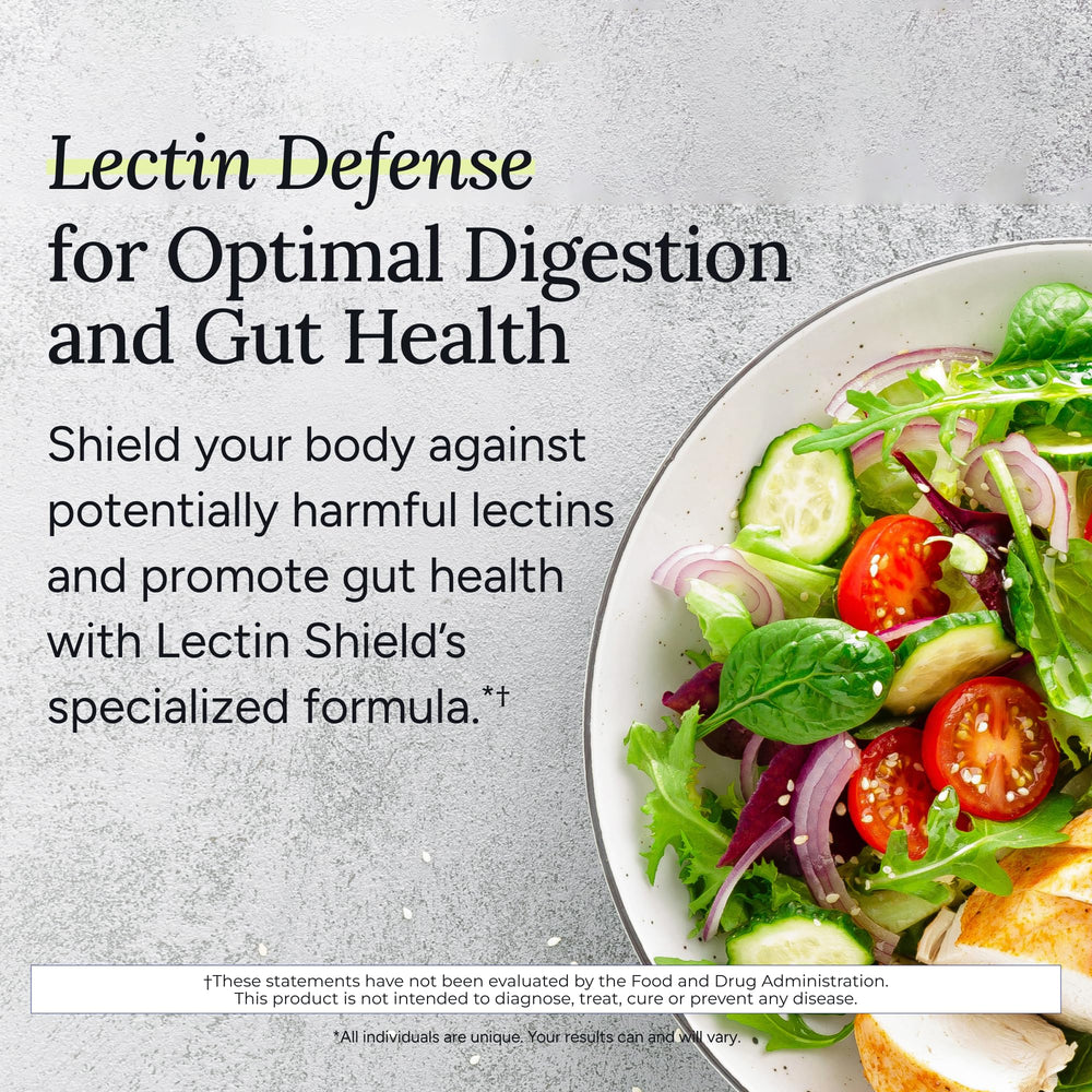 Gundry MD Lectin Shield capsules closeup emphasizing gut support.