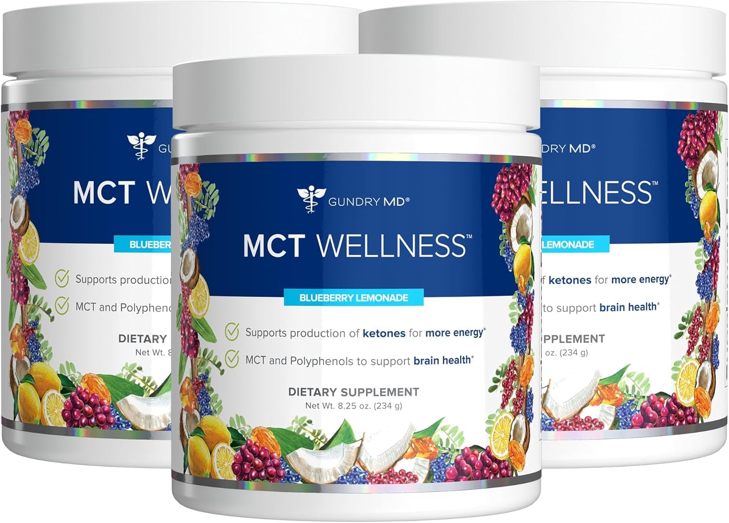 Gundry MD MCT Wellness Powder tub ready for daily energy and focus.