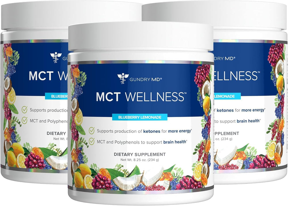 Gundry MD MCT Wellness Powder tub ready for daily energy and focus.