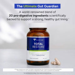 Gundry MD Total Restore label close-up highlighting ingredients and benefits
