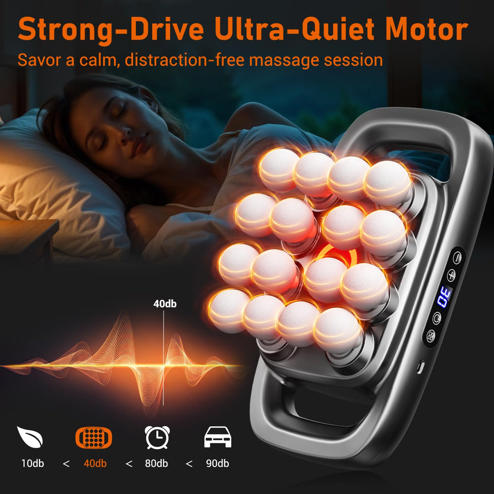 Gurui Massage Gun attachments enable quick swaps for tailored pressure.