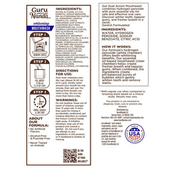 GuruNanda one-minute rinse delivers a smooth mouthfeel.
