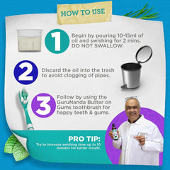 GuruNanda CocoMint packaging highlights fluoride-free formula for fluoride-conscious users.