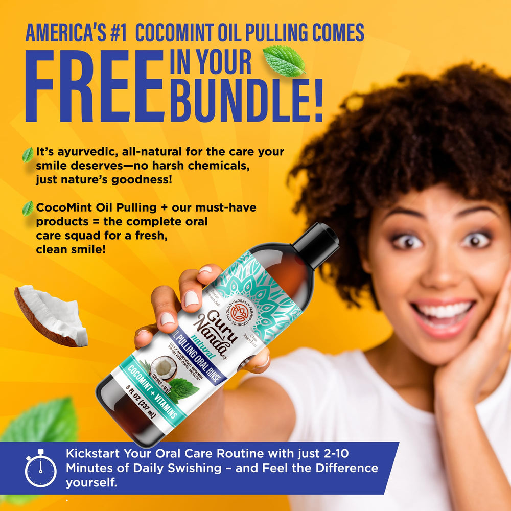 GuruNanda gums care fluoride-free formula for gentle oral care