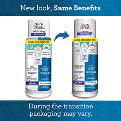 GuruNanda Oxyburst bubbles pour demonstrates fresh, efficient rinse.