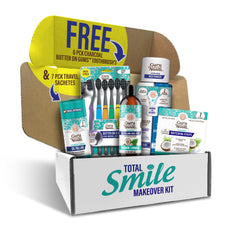 GuruNanda Total Smile oil pulling sachets for portable freshness