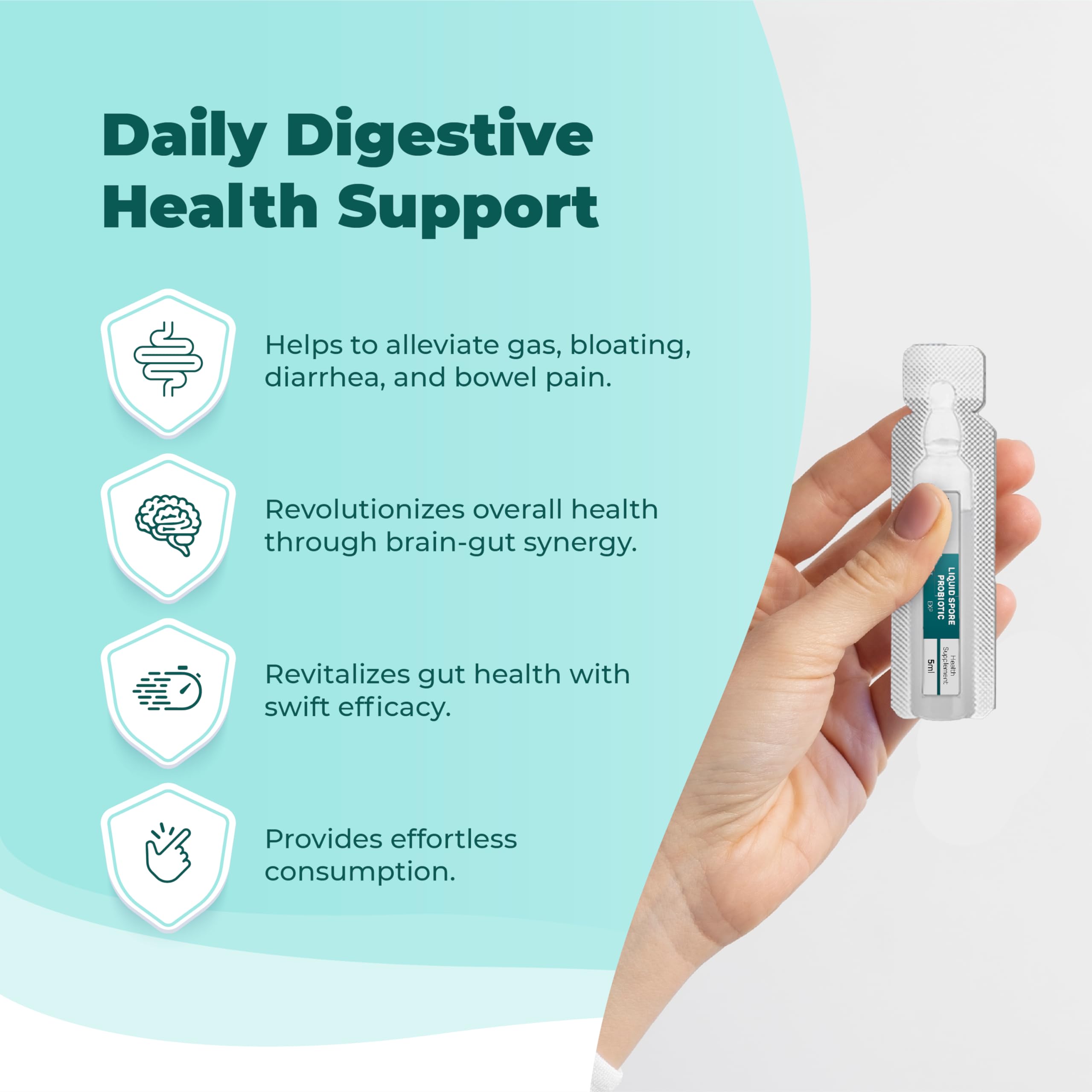 Gut Shields digestive-health-journey graphic depicts comfort and regularity possibilities.