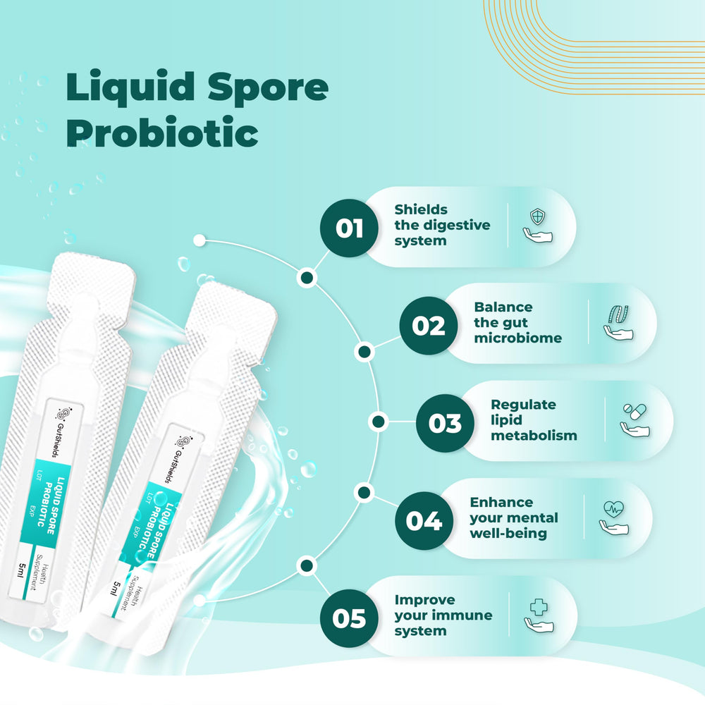 Gut Shields single-dose vial conveys convenient, on-the-go daily use.
