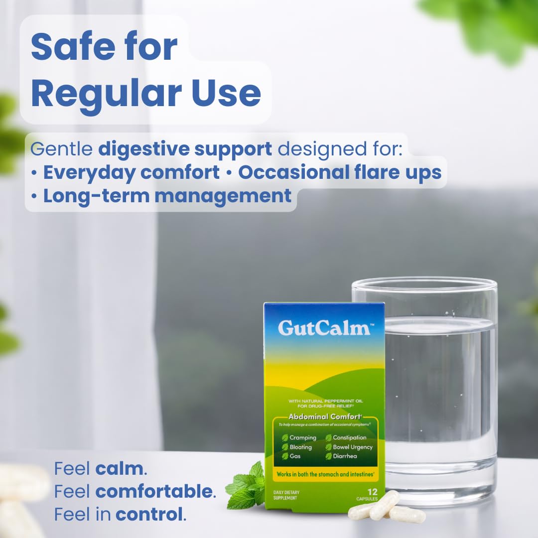 GutCalm bottle on counter ready for routine