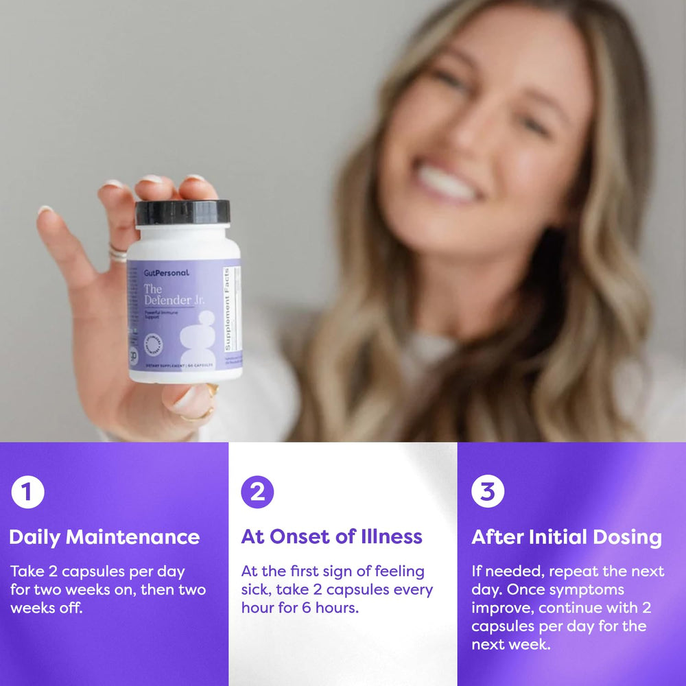 GutPersonal Defender elderberry extract visual signals natural boosters