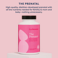 GutPersonal The Prenatal recommended preconception use from 6 months before conception.