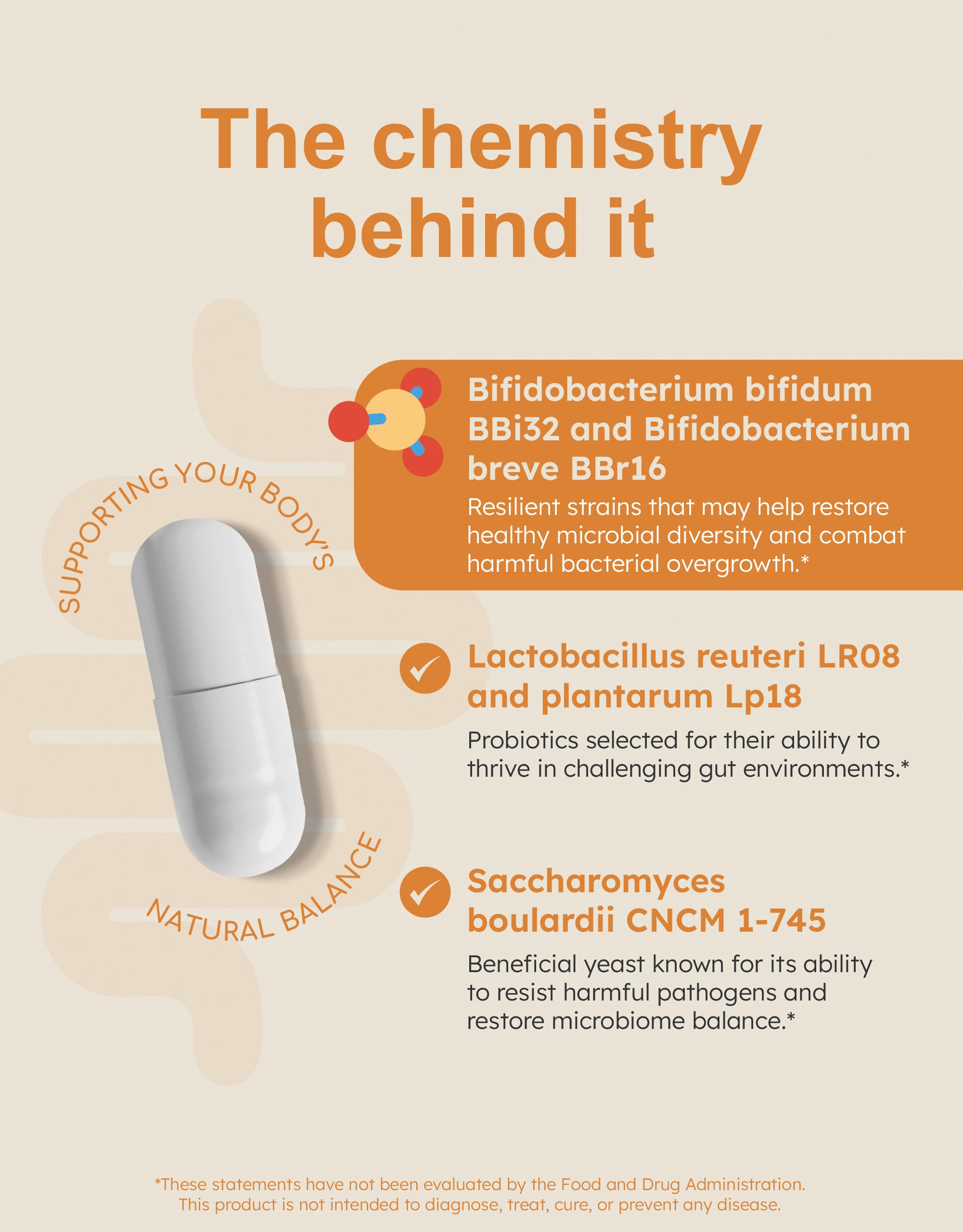 GutRx Overgrowth enteric-coated capsules protect microbes through stomach acid.