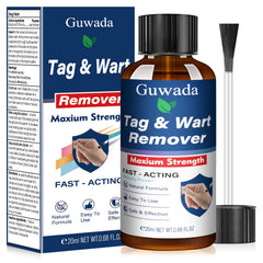 Guwada Skin Tag Removal bottle cap—compact packaging for on-the-go care.