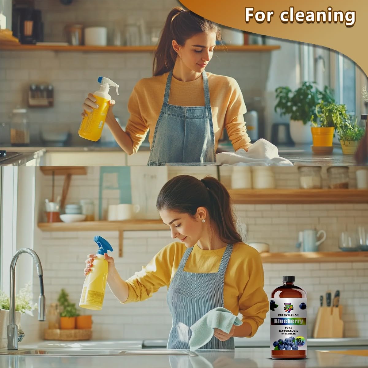 GV77ZF Blueberry Essential Oil for cleaning products with a fresh scent.