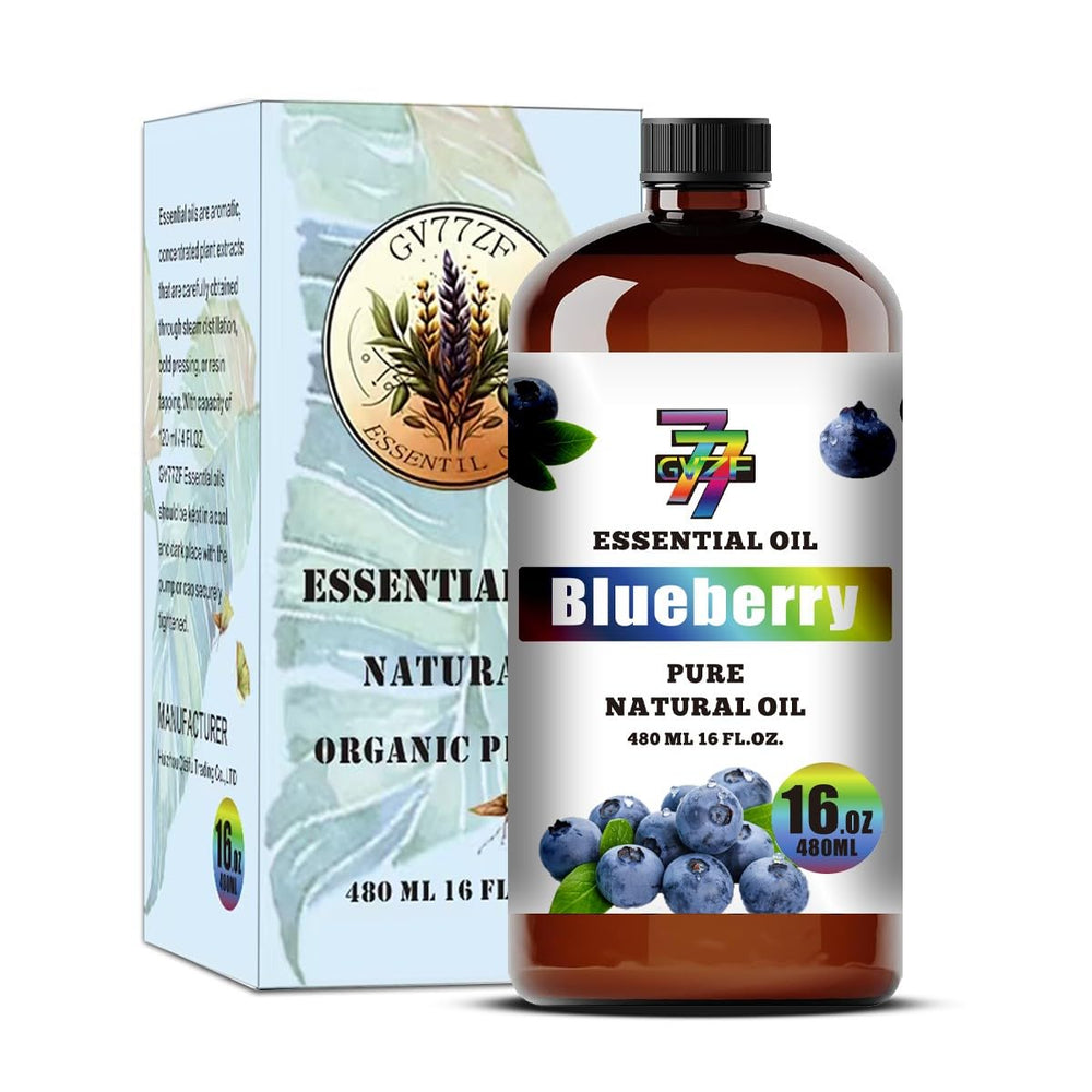 GV77ZF Blueberry Essential Oil bottle (16 oz) ready for aroma diffusion.