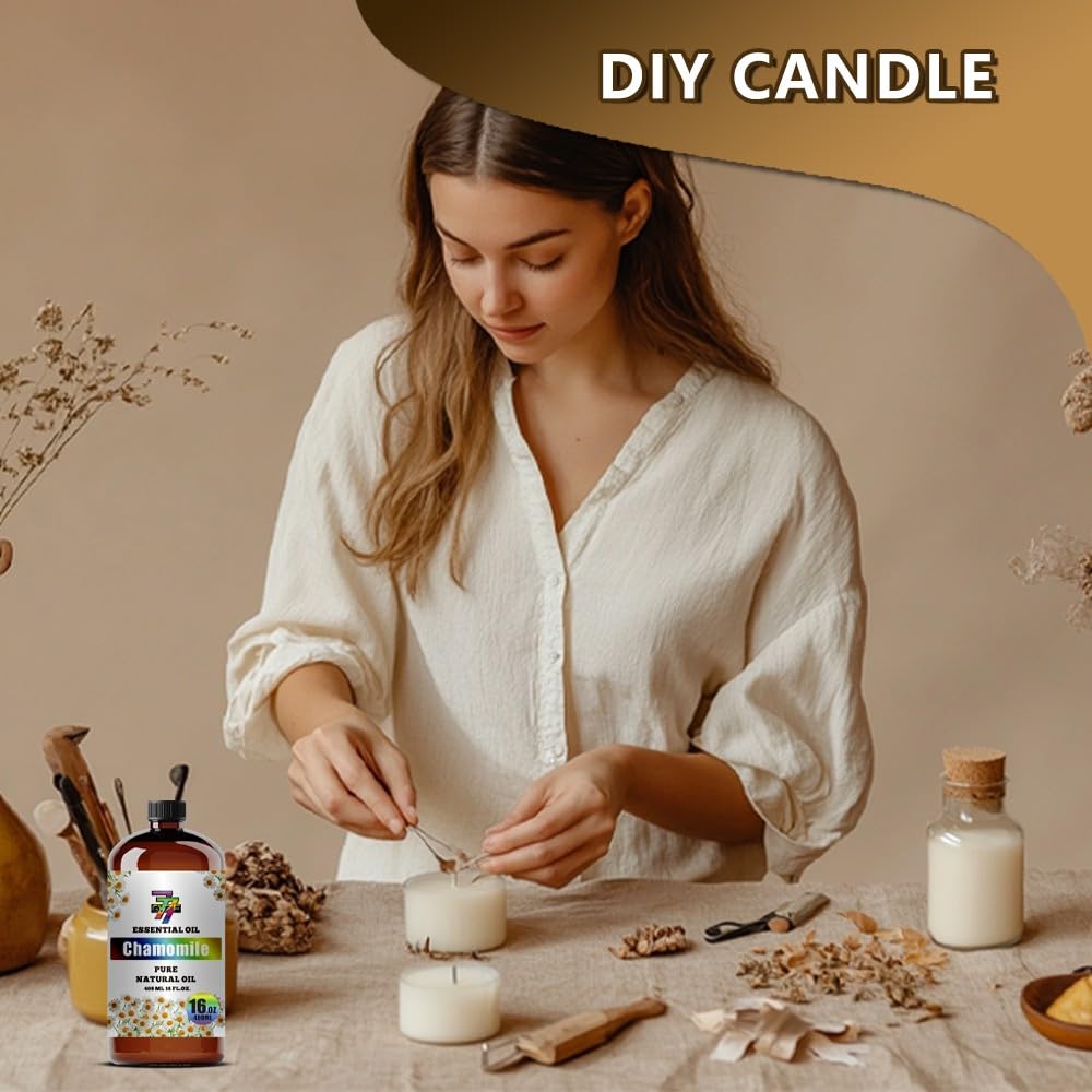 GV77ZF chamomile essential oil added to diffuser at 1:10 dilution