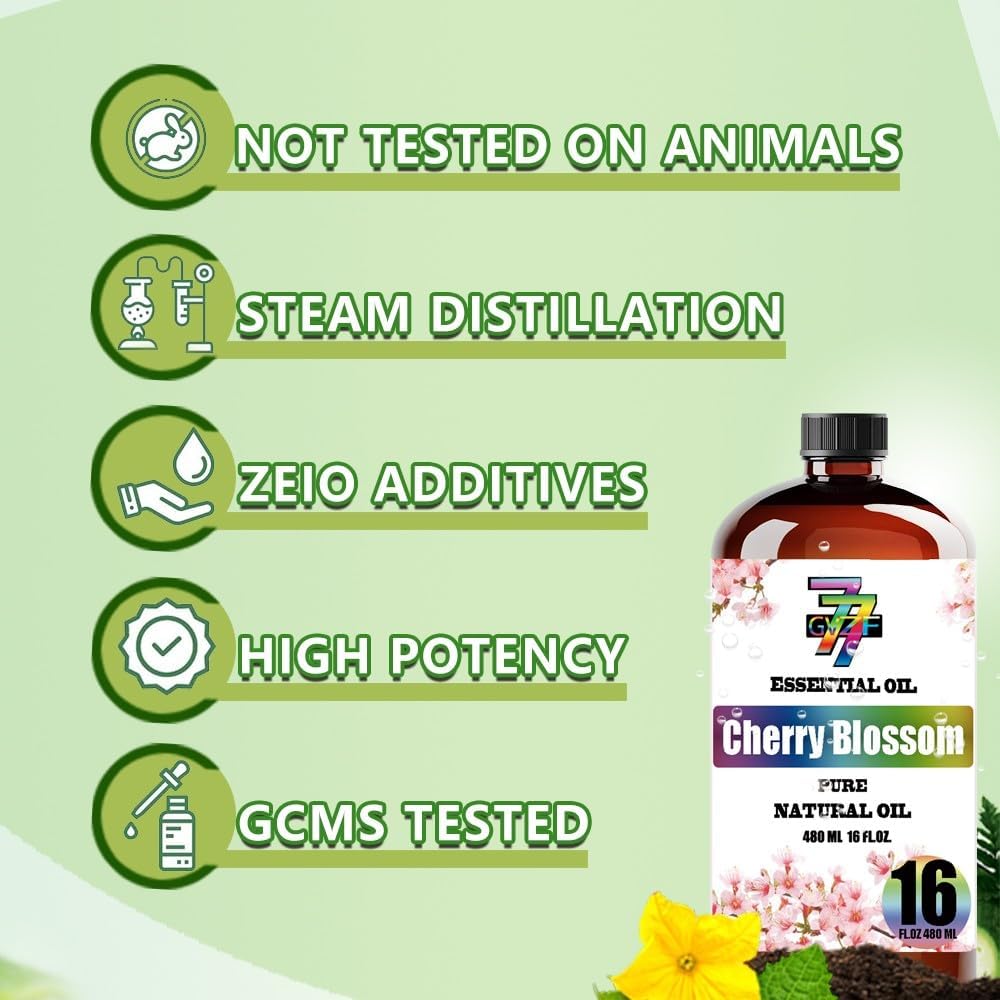 GV77ZF Cherry Blossom oil for handmade candles and soaps with delicate fragrance.
