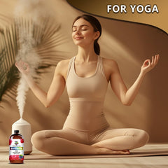 GV77ZF Geranium Essential Oil used with a diffuser for a calming atmosphere.
