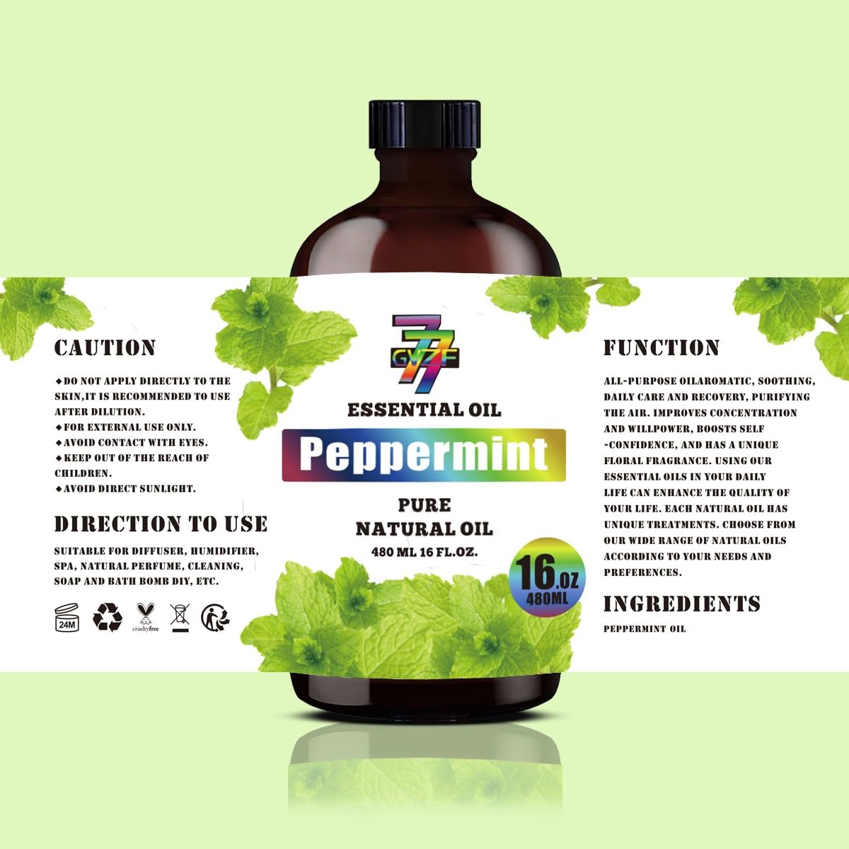 GV77ZF peppermint oil gift box ideal for gifting on holidays
