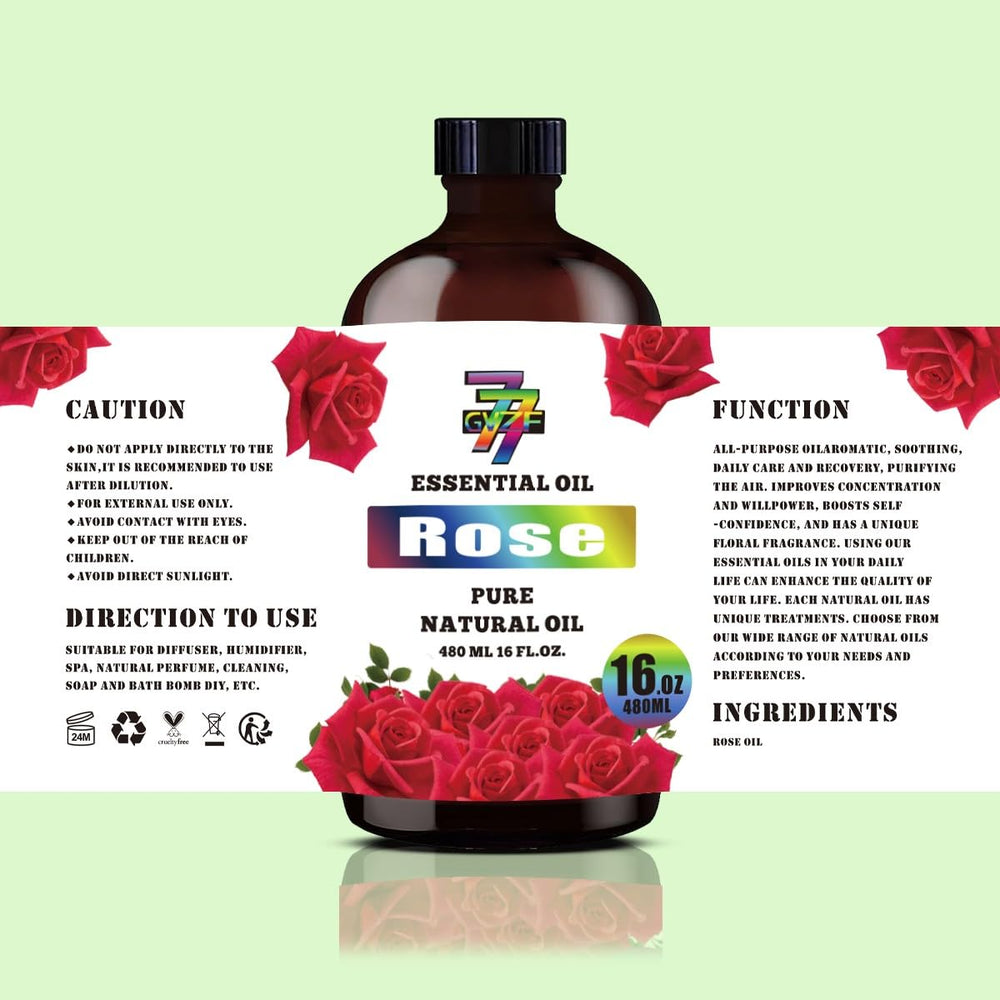 GV77ZF Rose Essential Oil in cleaning project for fresh aroma