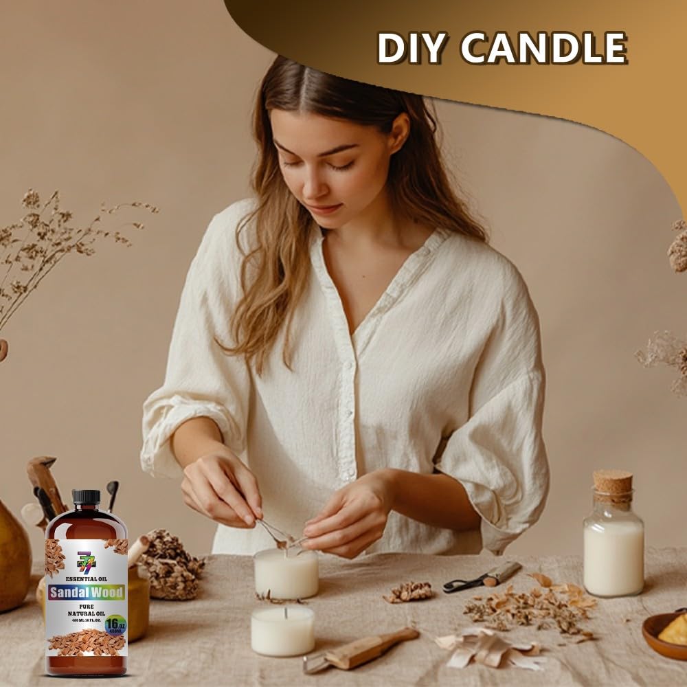 GV77ZF Sandalwood oil for handmade soaps and skincare projects