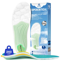 Gviipk lightweight arch-support inserts side view; delivers all-day comfort and stable alignment