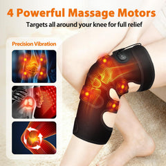 GVMSOR four-motor knee massage targets muscles and ligaments.