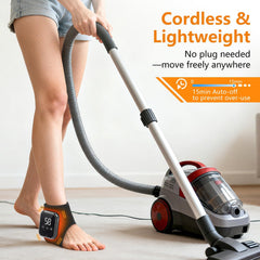 GVMSOR ankle massager with touch controls for easy operation on the go
