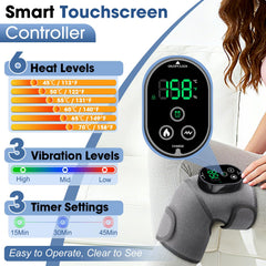 GVMSOR massager with adjustable straps for secure, comfortable fit
