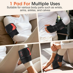 GVMSOR cordless wrist heating pad massager ergonomic wrist strap for comfort