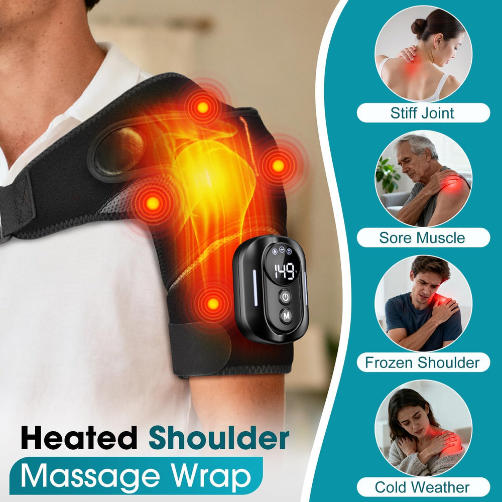 GVMSOR extended shoulder wrap provides all-day, comfortable fit during daily activities.