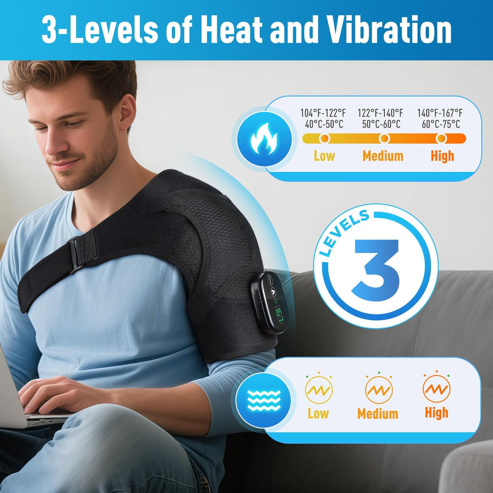 GVMSOR with 3-level massage settings for customizable relaxation.