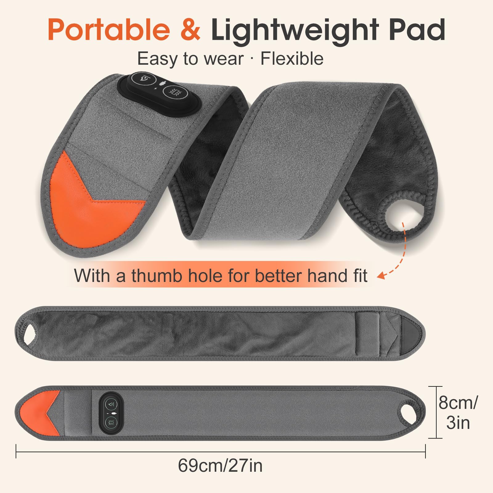 GVMSOR compact wrist wrap ideal for travel and on-the-go relief.